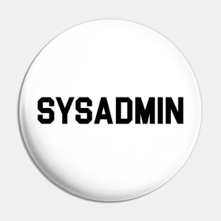 SysAdmin Pin