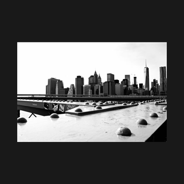 Manhattan from Brooklyn Bridge by rollier