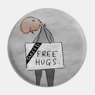 Free hugs Pin