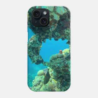 Coral reef and fish Phone Case