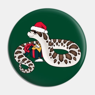 Super Arctic Western Hognose Snake, Christmas Edition Pin