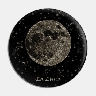 La Luna The Moon Pin