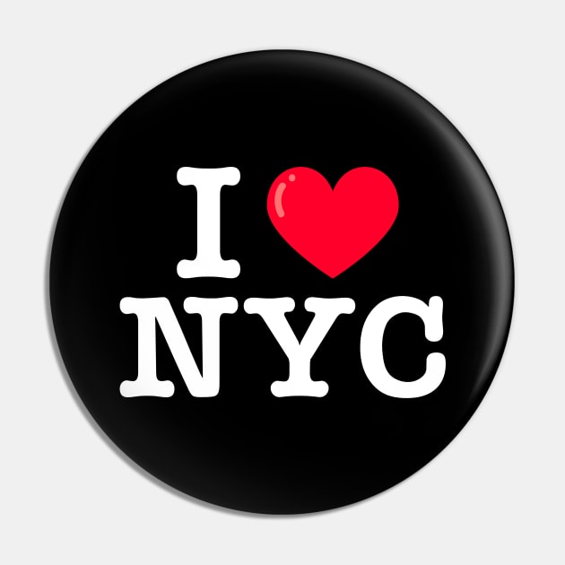 I Heart NYC Typewriter Style Pin by Vicinity