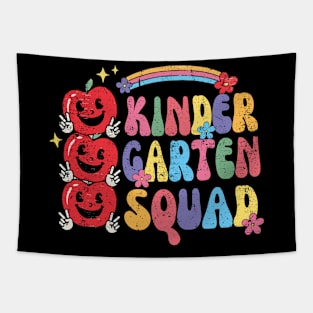 Team Kindergarten Squad Tee Teacher Back To School Kids Tapestry