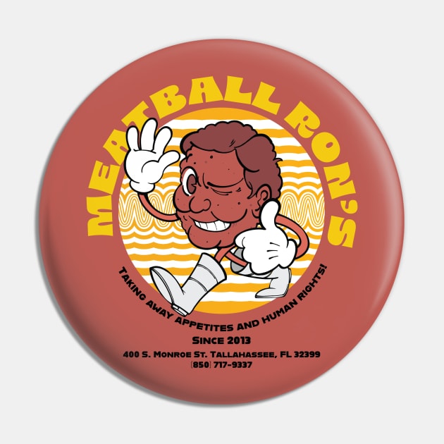 Meatball Ron Pin by Meatball Ron's