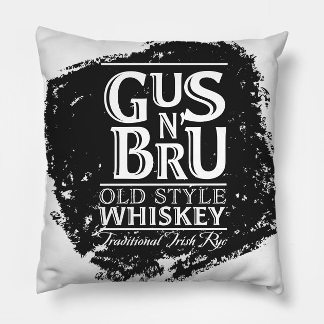GUS N BREW Whiskey Pillow by rmcox20