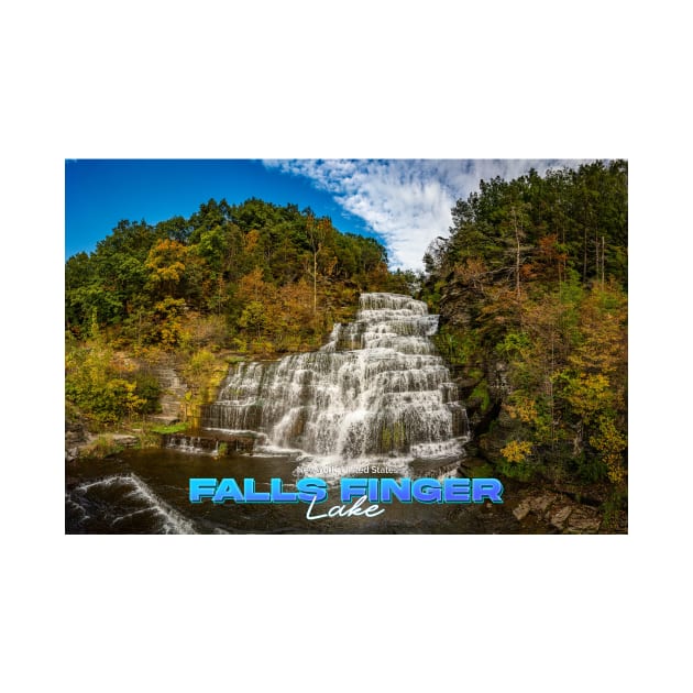 Hector Falls Finger Lakes New York by Gestalt Imagery