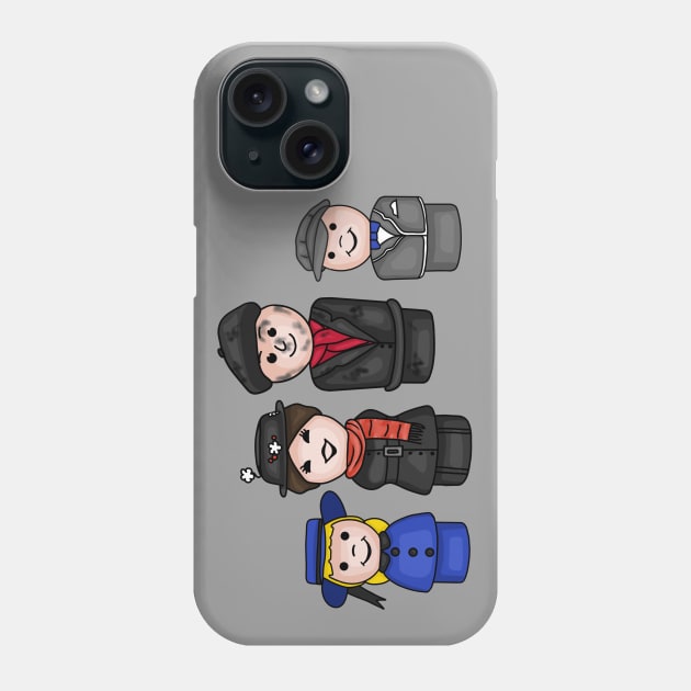 Mary, Bert, Jane, and Michael Phone Case by Slightly Unhinged