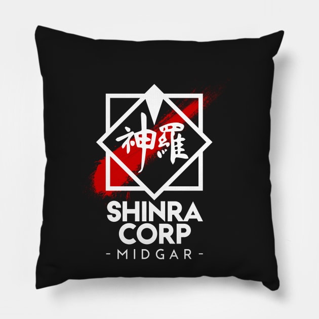 SHINRA CORP. Pillow by DKDESIGN