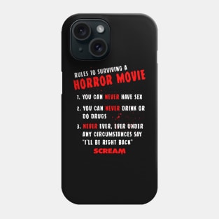 scream vintage movie Phone Case