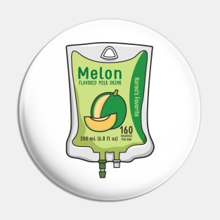 Aesthetic Korean Melon Milk IV Bag for medical and nursing students, nurses, doctors, and health workers who love milk Pin