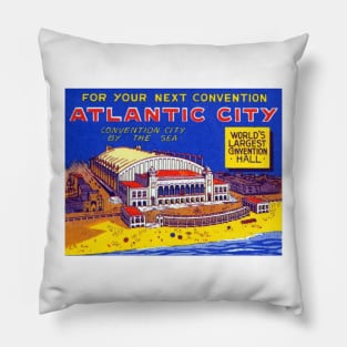 1930 Atlantic City New Jersey Pillow