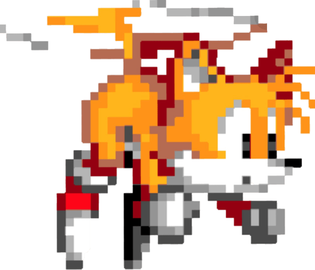 16 Bit Tails Kids T-Shirt by Retrollectors