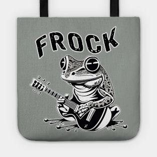 "FROCK" Rocker frog funny animal Tote