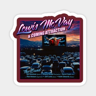 Front Logo - 1982 Lewis McVay & Coming Attraction Magnet