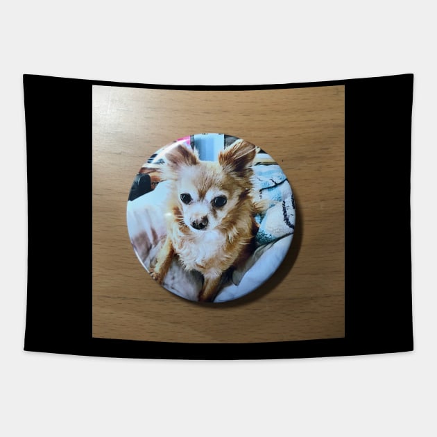 Natcho sur badge Tapestry by JacyntheGag