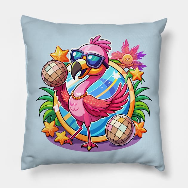 Hot Summer Disco Pillow by dojranliev