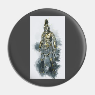 Spartan Hoplite Pin