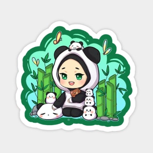 Panda-chan, will soon be available as totebag as well Magnet