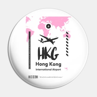 HKG airport Pin