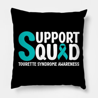 Support Squad Tourette Syndrome Awareness Pillow