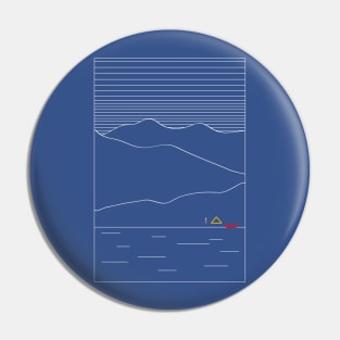 Mountain Campsite Pin