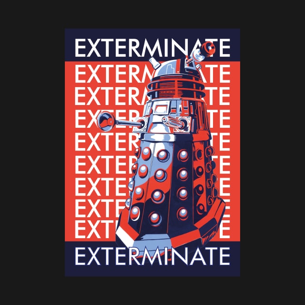 DALEK EXTERMINATE by Armadillo Hat