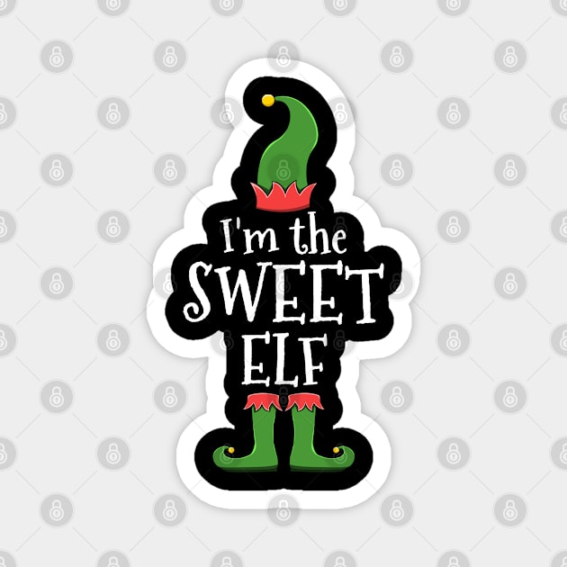 Sweet Elf for Matching Family Christmas Group Magnet by jkshirts