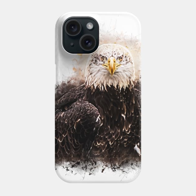 American Bald Eagle Phone Case by ElviraDraat