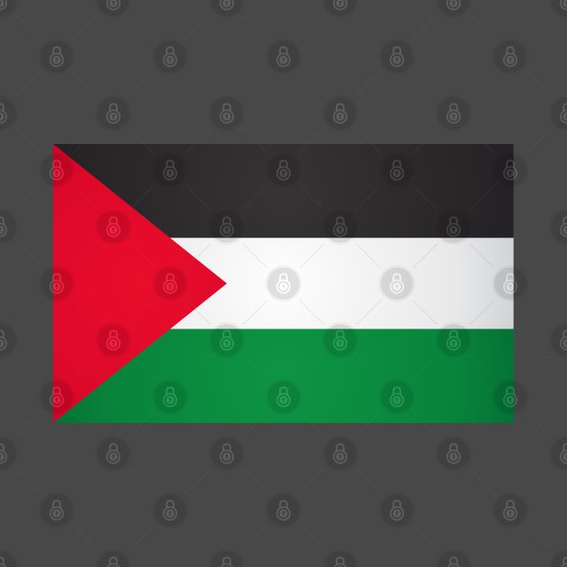 Palestine Flag by Dale Preston Design