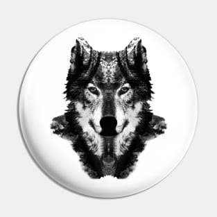 The Black Forrest Wolf Pin