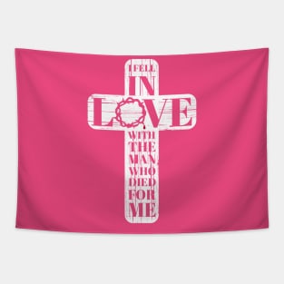 I Fell In Love With The Med Who Died For Me Shirt Tapestry