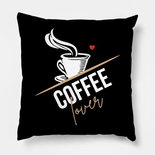 Brewed Bliss: Coffee Lover's Delight Pillow by neverland-gifts