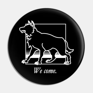 WOT Wolf Classic Chapter Icon With Quote Pin