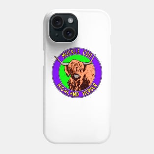 Muckle Coo Highland Herder Phone Case