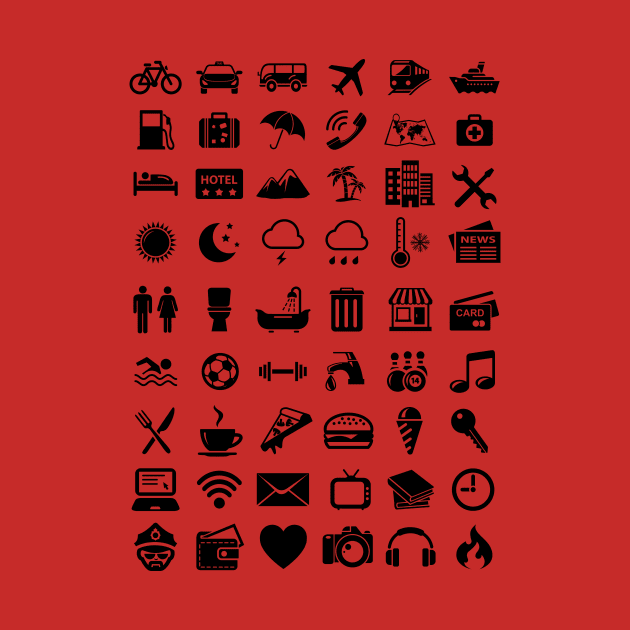 Travel Icons Language by juyodesign