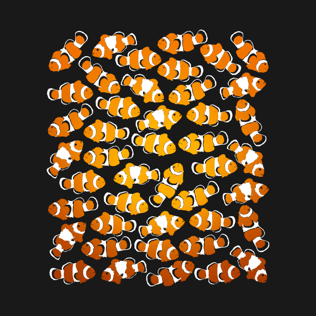 Orange White and black by absolemstudio