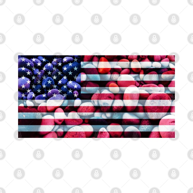 Flag of the United States of America – Bed of Rocks by DrPen