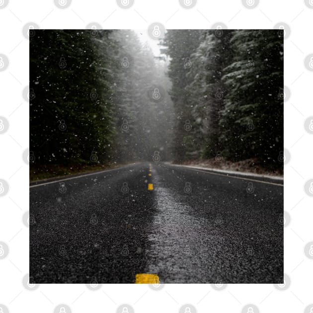 Raining Road by ArtoTee