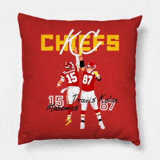 Travis Kelce x Patrick mahomes Pillow