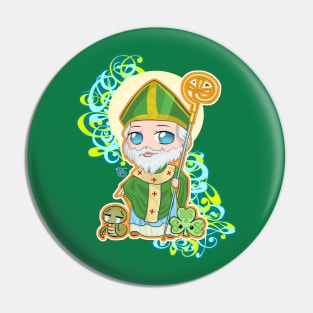 Chibi St. Patrick v.2 Pin