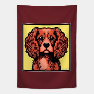 Ruby Cav Tapestry