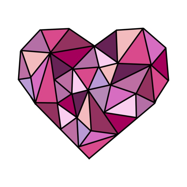 Pink Crystal Heart by UnseenGhost