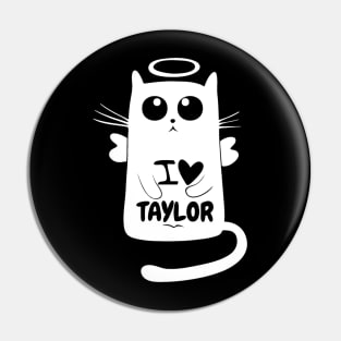 Angel Cat Swift Pin