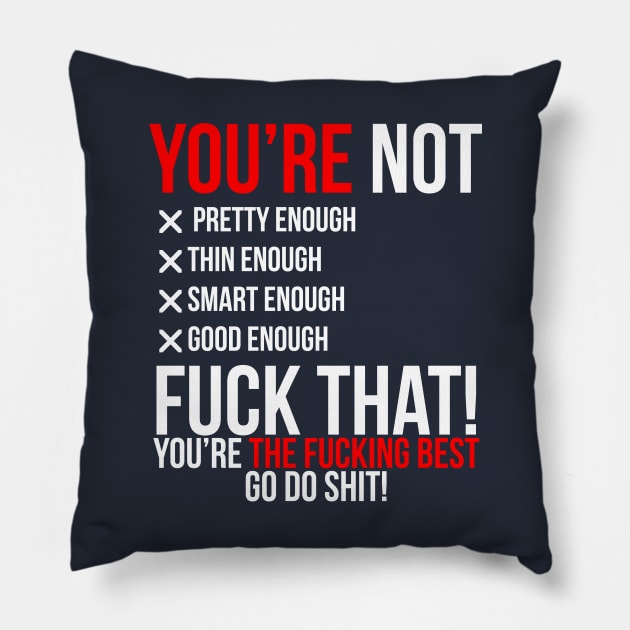 You are the best | Garyvee Pillow by GaryVeeApparel