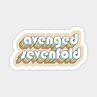 Retro Avenged Sevenfold Magnet