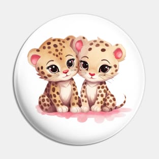 Valentine Jaguar Couple Pin