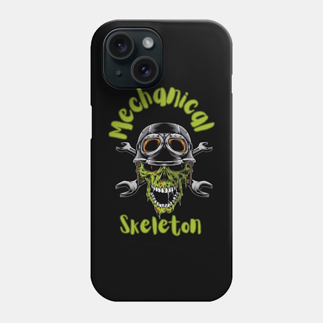 Mechanical skeleton Phone Case by Diaaynsh