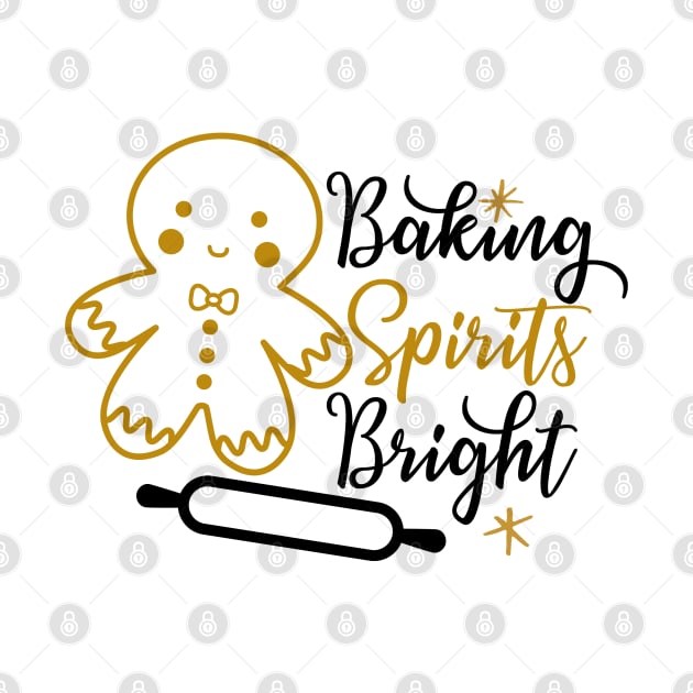 Baking Spirits Bright by Peach Lily Rainbow