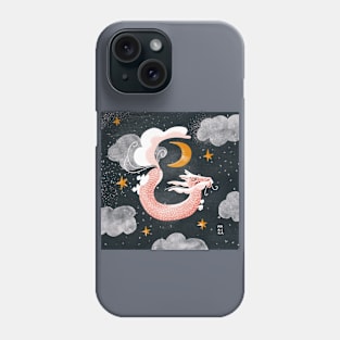 Pink Scale Dragon Phone Case